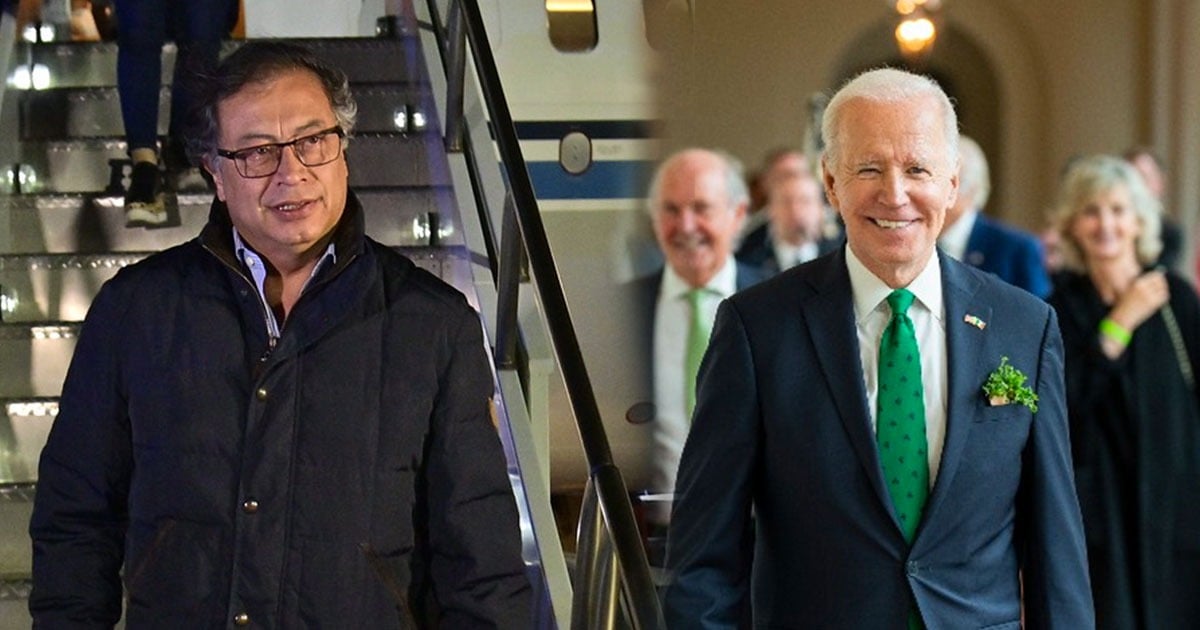 El encuentro relámpago de Petro y Biden: quiénes se montaron en el FAC 0001