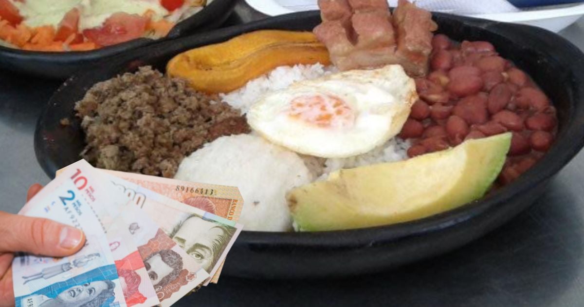 ¿Solo los ricos comen en Medellín? El absurdo precio de una bandeja paisa en la capital antioqueña