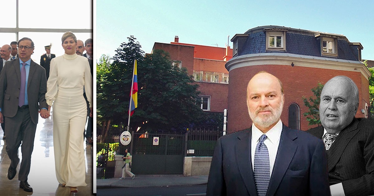 La casa de la embajada de Colombia en Madrid, donde se hospeda Petro: un regalo de Carlos Ardila Lulle