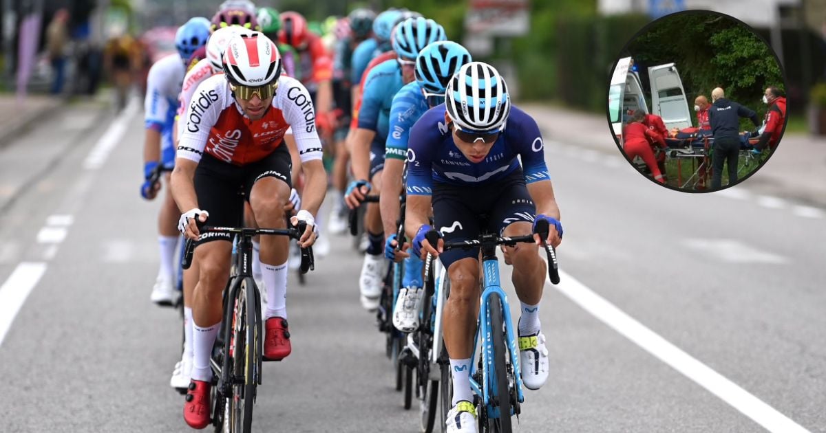 El accidente en el Giro de Italia que pone a soñar a los colombianos