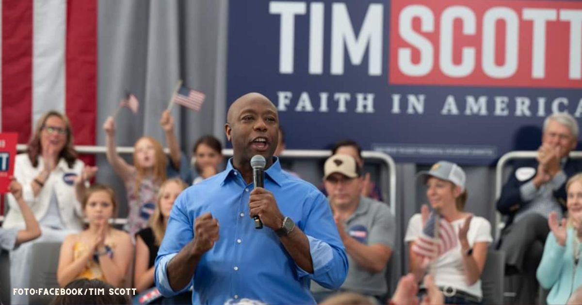 Tim Scott, senador afroamericano, entra en la carrera por la candidatura contra Trump
