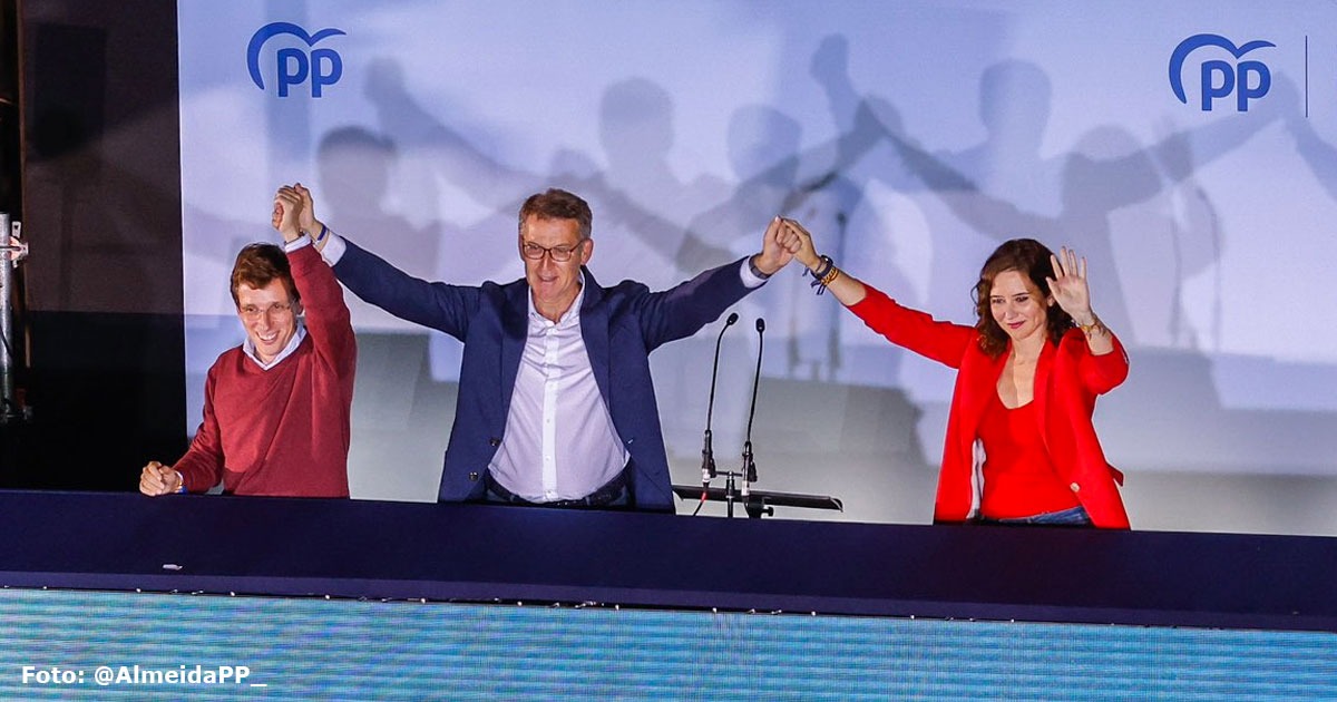 Contundente triunfo de la derecha con el PP en las elecciones españolas