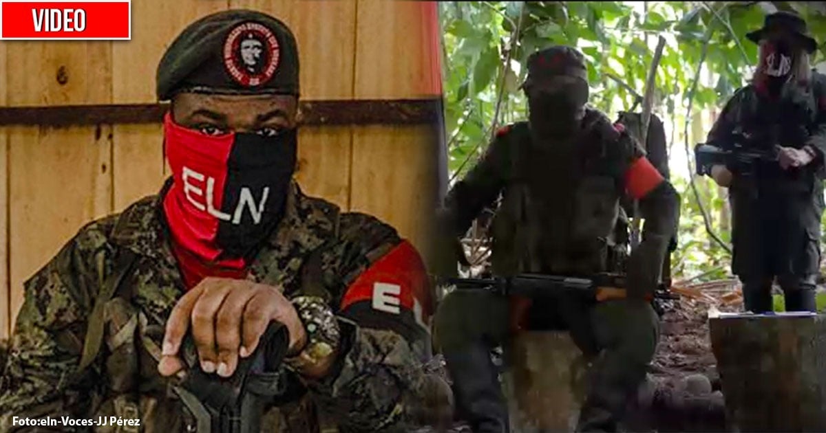 Aparece El Chino, feroz comandante del ELN en Arauca: video