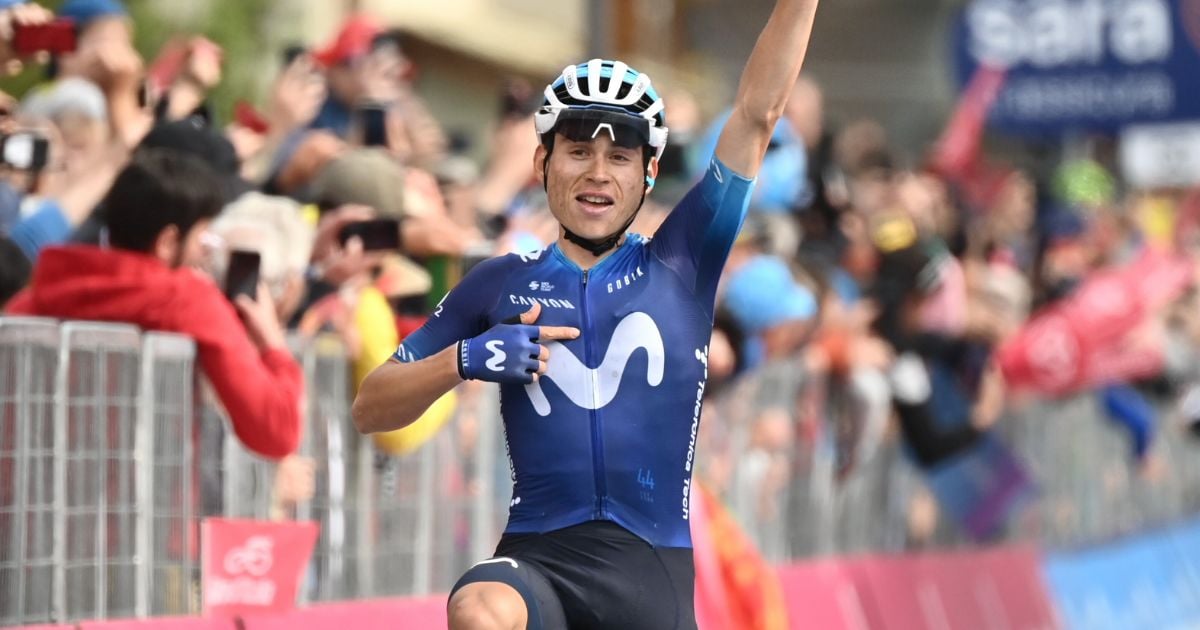 Después de matarse tanto: la miserableza de premio que recibió Einer Rubio por ganar la etapa del Giro