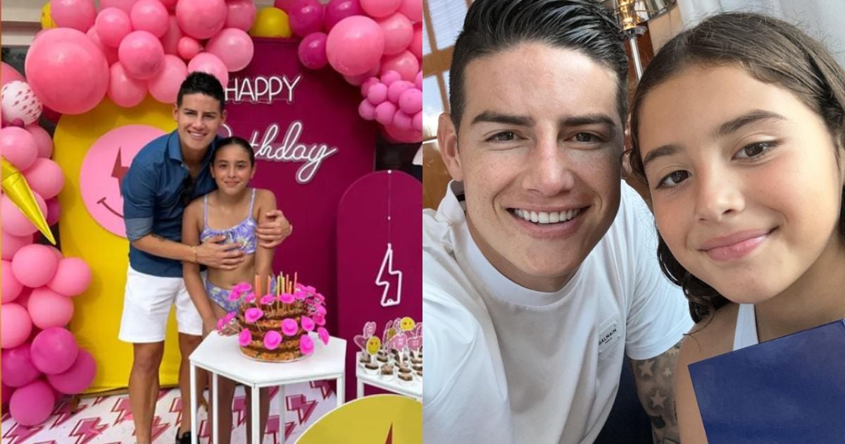 Piscina, inflables y en el exterior: el ‘rumbononon’ de la hija de James Rodríguez por su cumpleaños