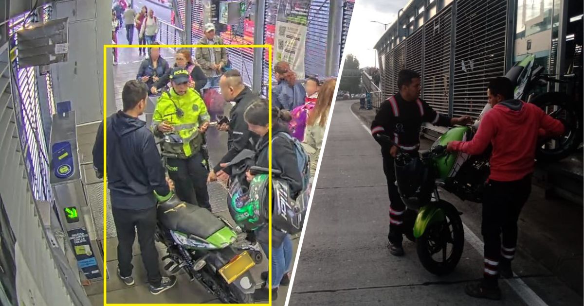 Le salía más barato pagar la gasolina: El platal que pagará el hombre de la moto en Transmilenio