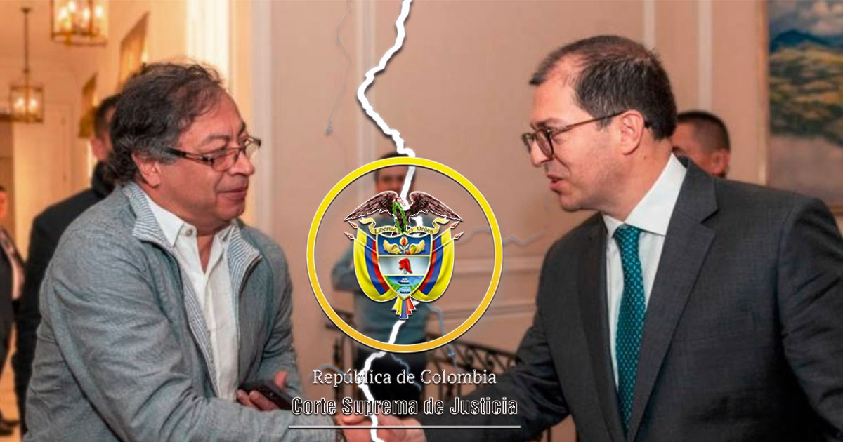 Espaldarazo de la Corte Suprema al Fiscal en su pelea con Petro