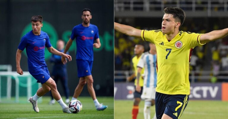 selección Colombia Juan David Fuentes - El jugador de .500 millones que Héctor Cárdenas despreció para el Mundial, pero entrena con el Barca