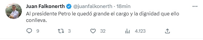  - “Por favor, que alguien le quite el twitter al presidente”