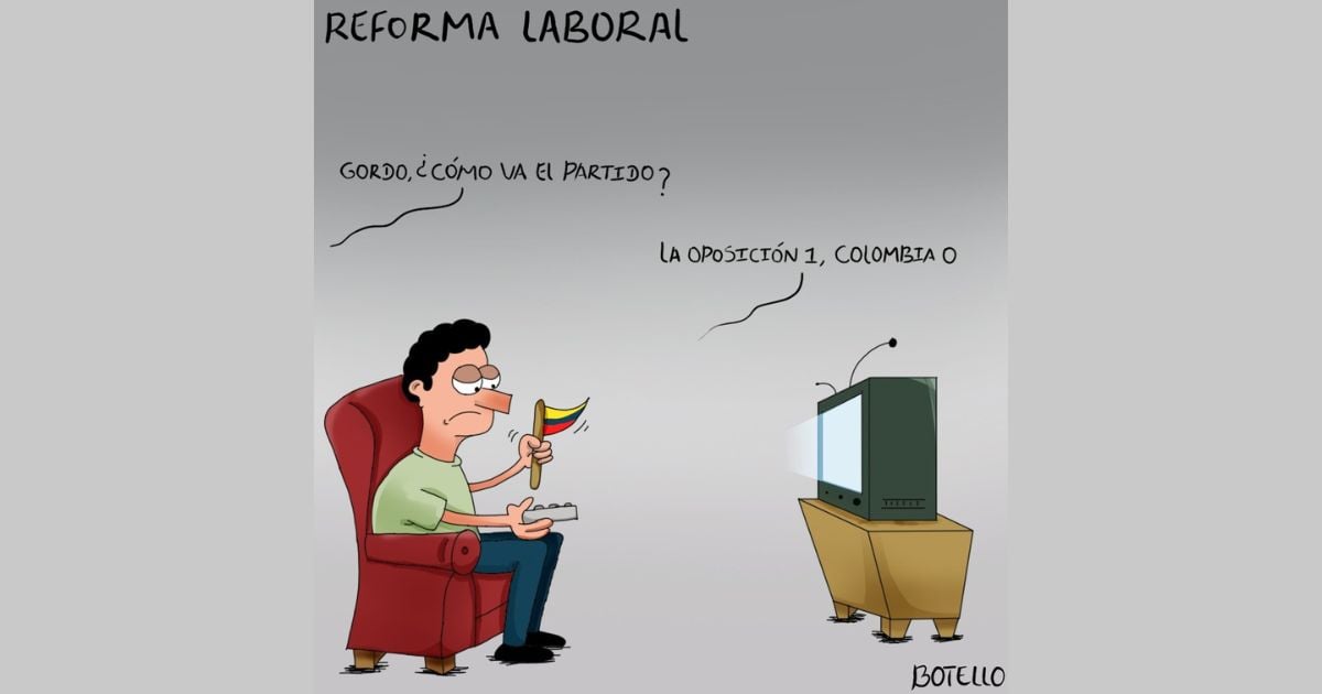 Caricatura: Reforma laboral