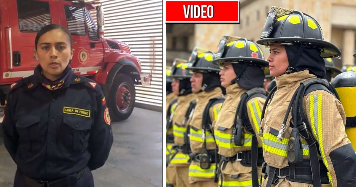 La mujer que se graduó de bombera a los 36 años