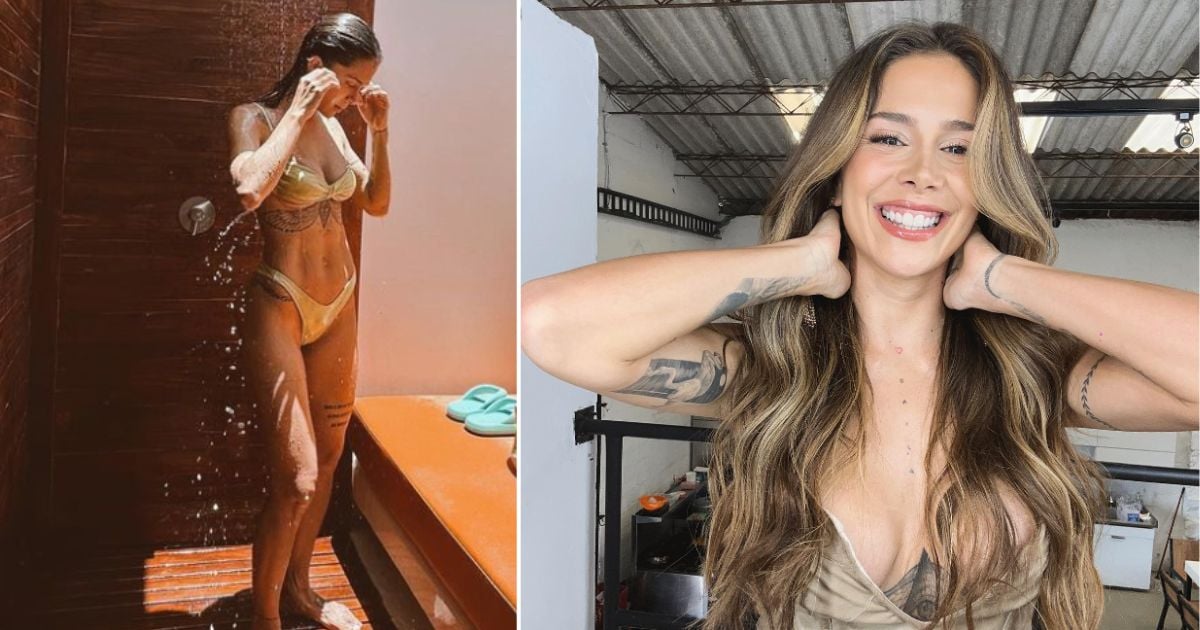 “Una lavadita de cul* y seguimos siendo sensuales”: el vergonzoso video de Greeicy en la ducha