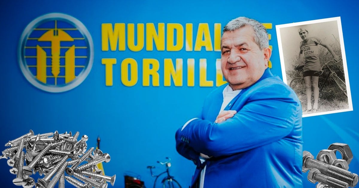 El humilde ciclista antioqueño que hizo una fortuna a punta de tornillos