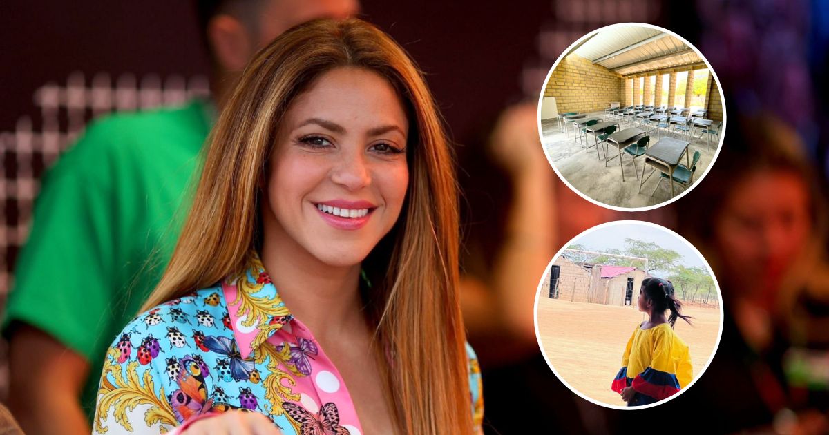 Pupitres, tableros y libros: el gigantesco proyecto de Shakira con el que no olvida a su país