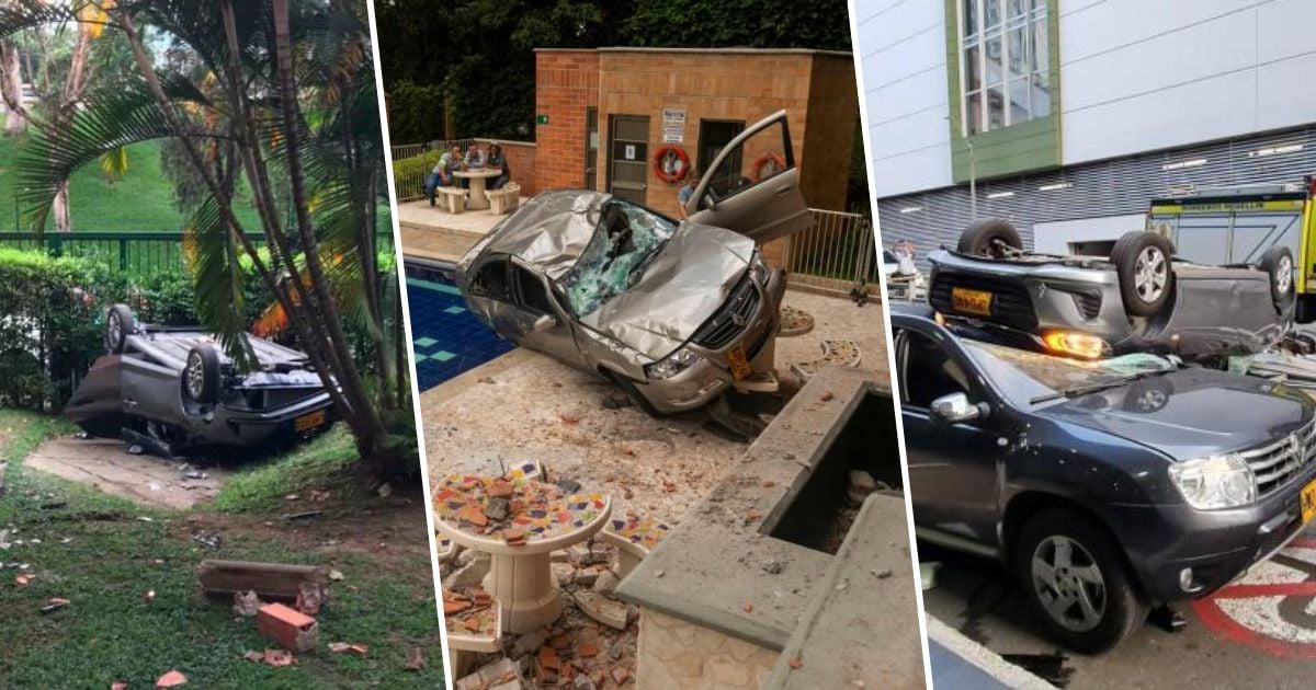 Los otros accidentes en parqueaderos elevados que han ocurrido en Medellín, no es la primera vez que pasa