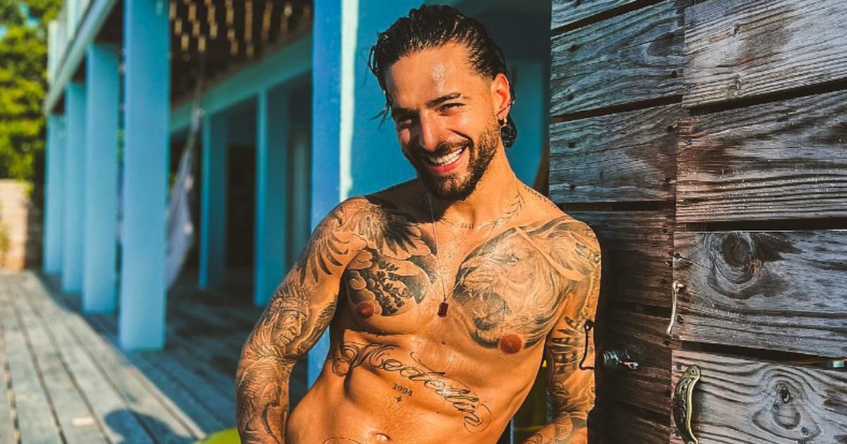 Ni Claudia Bahamón se resistió: La locura que desató Maluma cona una foto suya sin ropa