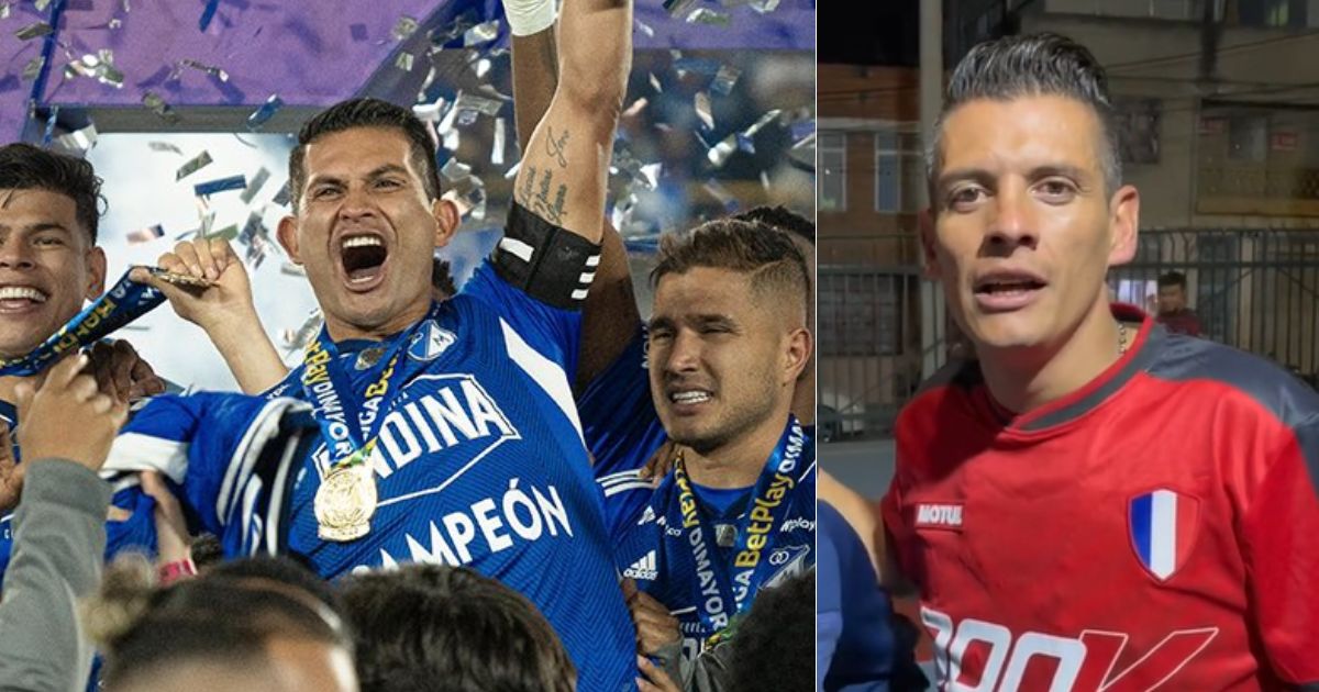 El hermano de David Mackalister Silva que también se la pasa jugando fútbol, son igualitos