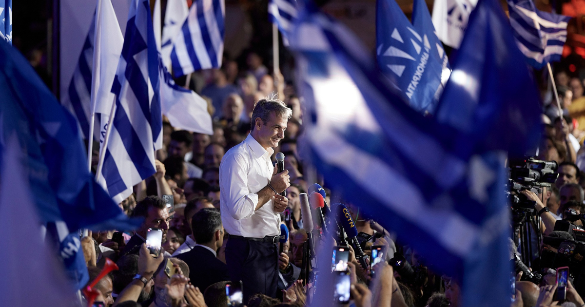 Victoria arrolladora de los conservadores de Mitsotakis en Grecia