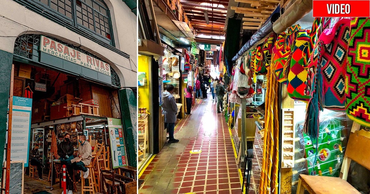 El Pasaje Rivas: el centro comercial más antiguo de Colombia