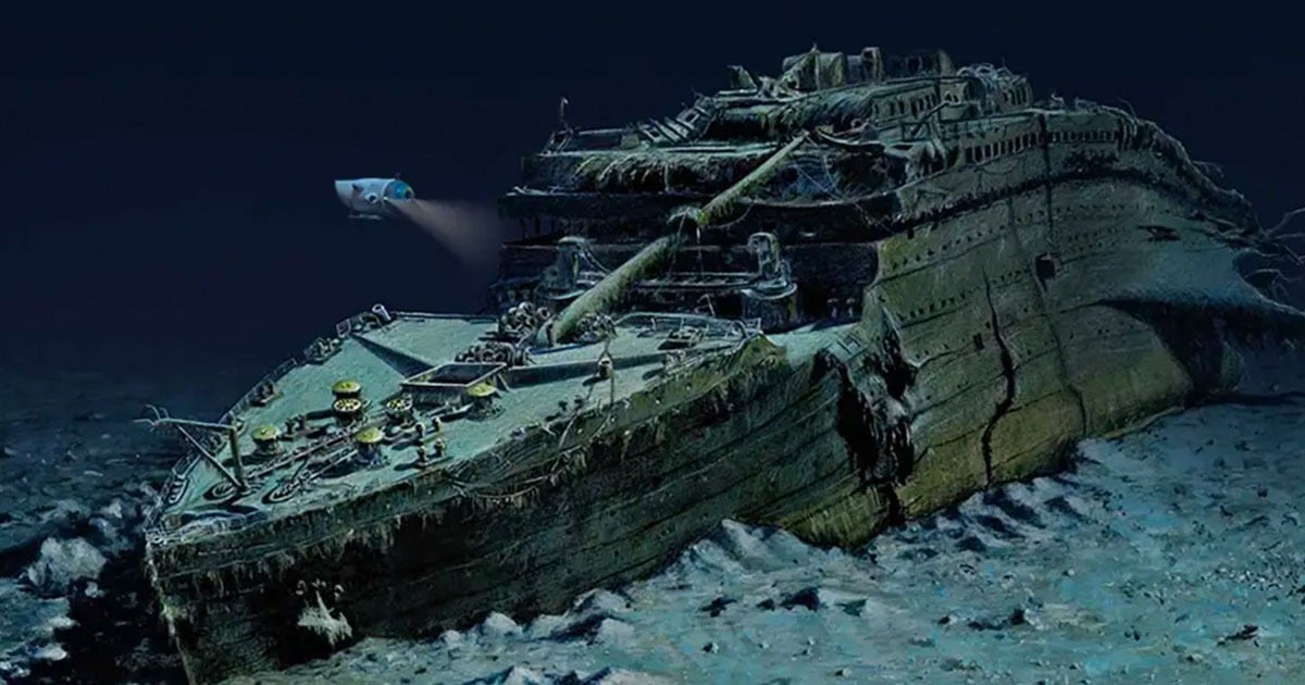 El Titanic: ¿dónde está hundido?