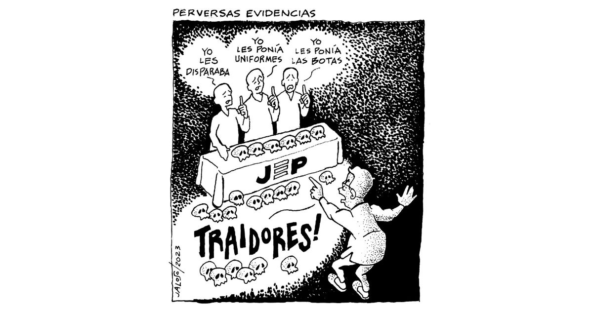 Caricatura: Perversas evidencias