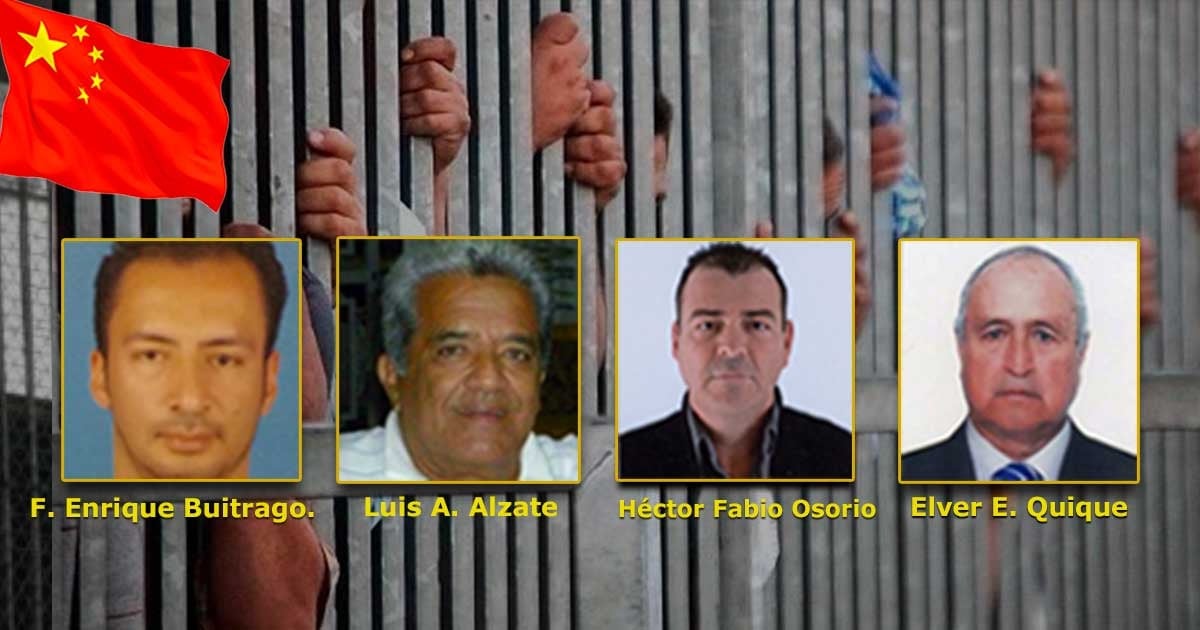 Cuatro colombianos esperan la muerte en cárceles chinas