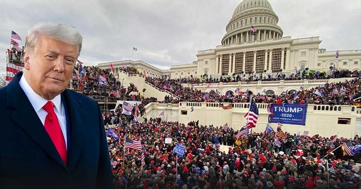 Donald Trump anuncia su futura detención por ataque al Capitolio