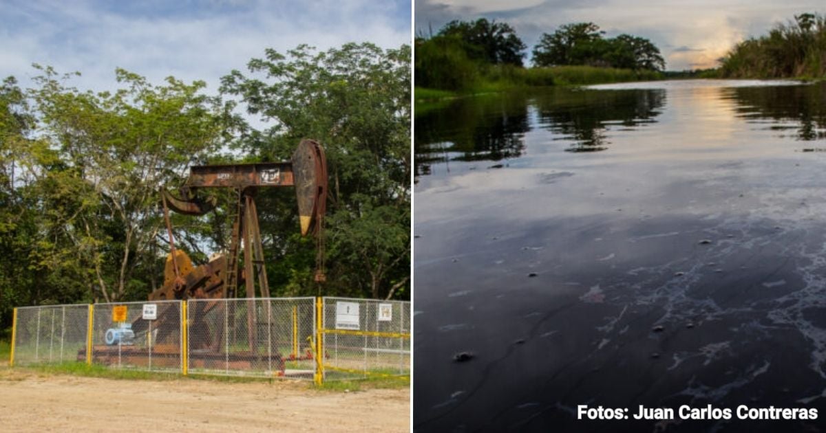 El terrible daño ambiental que ha causado la explotación petrolera en Puerto Boyacá