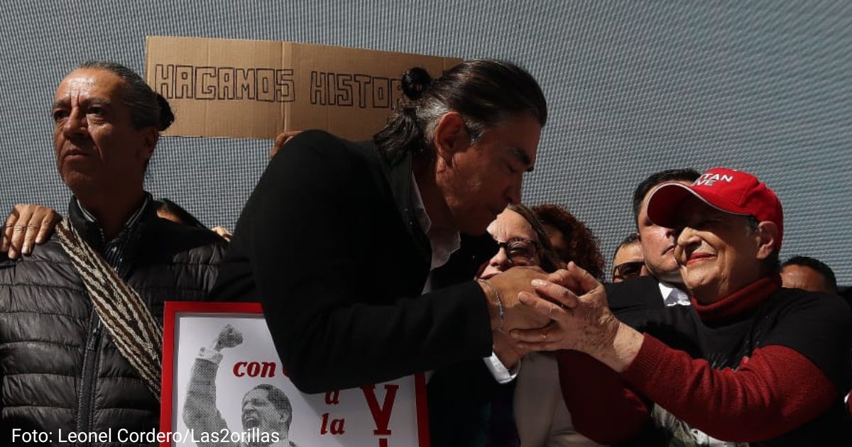 La hija de Jorge Eliecer Gaitán se robó el show en la inscripción de la candidatura de Gustavo Bolívar