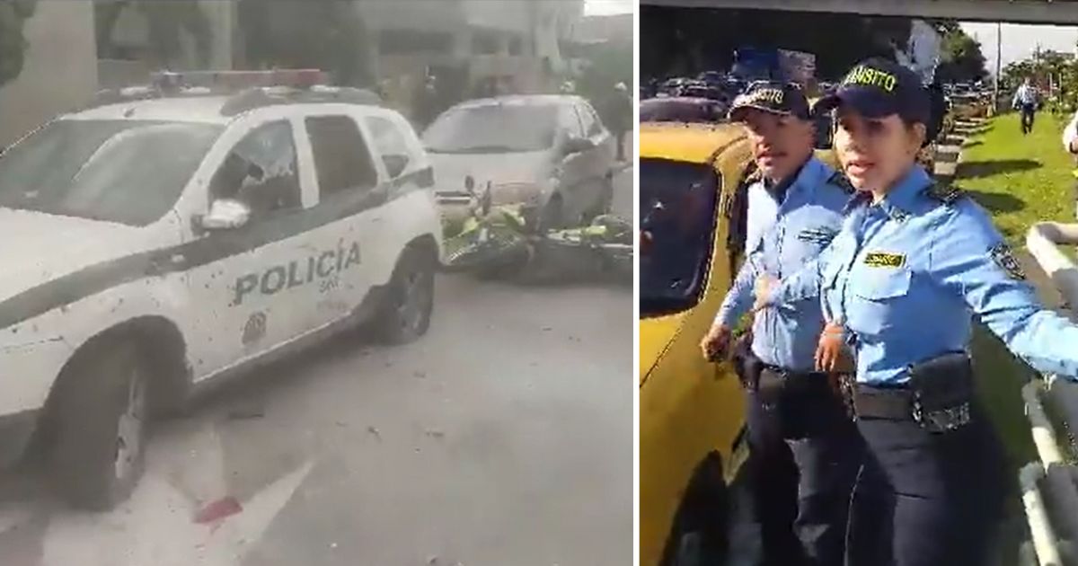 Batalla campal y una explosión: El caos que vive Bucaramanga tras la muerte de un joven motociclista