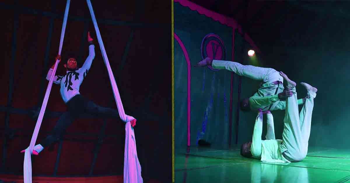 El circo del Ejército Nacional que reparte alegría entre trochas y matorrales - -- Las2orillas Circo del Ejército Nacional