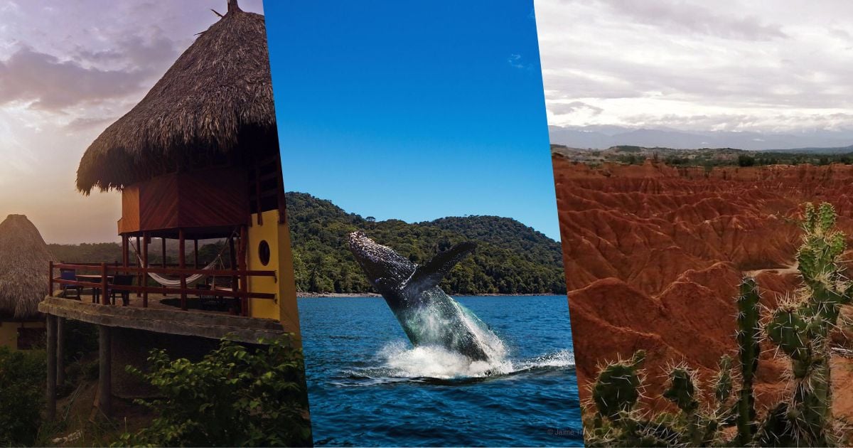 Los mejores tres destinos naturales de Colombia y cuánto vale viajar a ellos