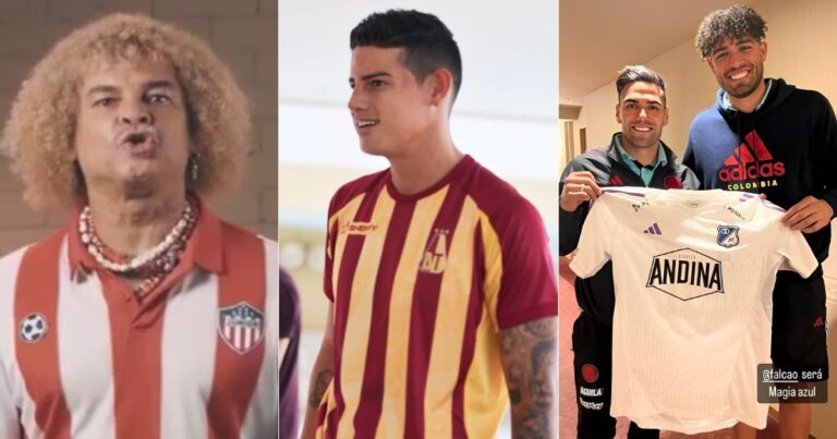 Pibe James Falcao equipos fútbol colombiano - Fútbol colombiano: ¿De que equipos del fútbol colombiano son hinchas el Pibe, el Tino o James?