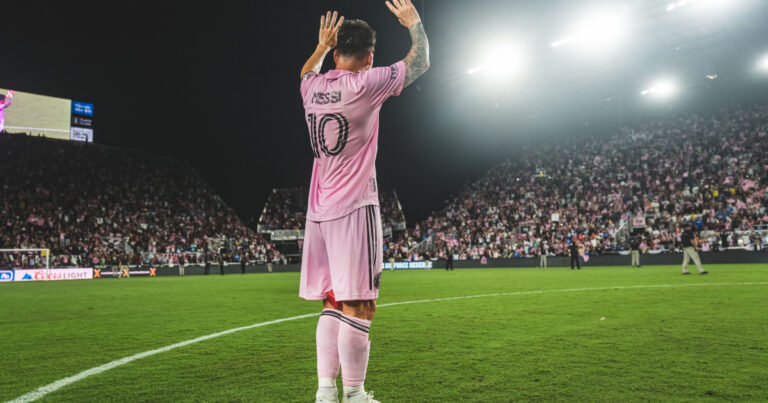 Este fue el gol de Messi en su debut con el Inter de Miami