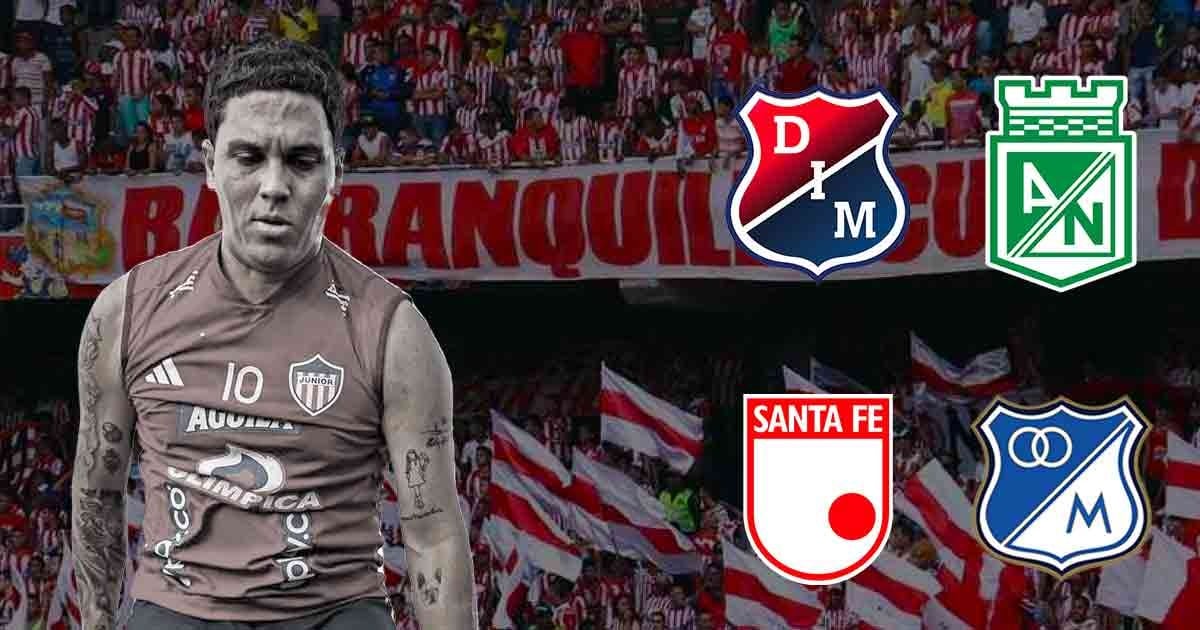Junior dejó ir a sus estrellas y dos equipos lo desbancaron como el club más caro del fútbol colombiano