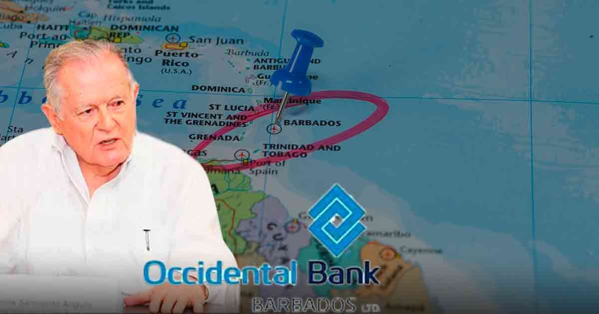 El banco de Luis Carlos Sarmiento en la isla de Barbados