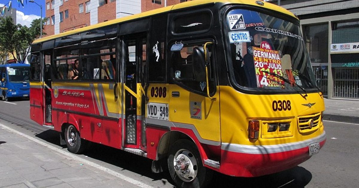 Transporte antiguo de Bogotá antes de Transmilenio