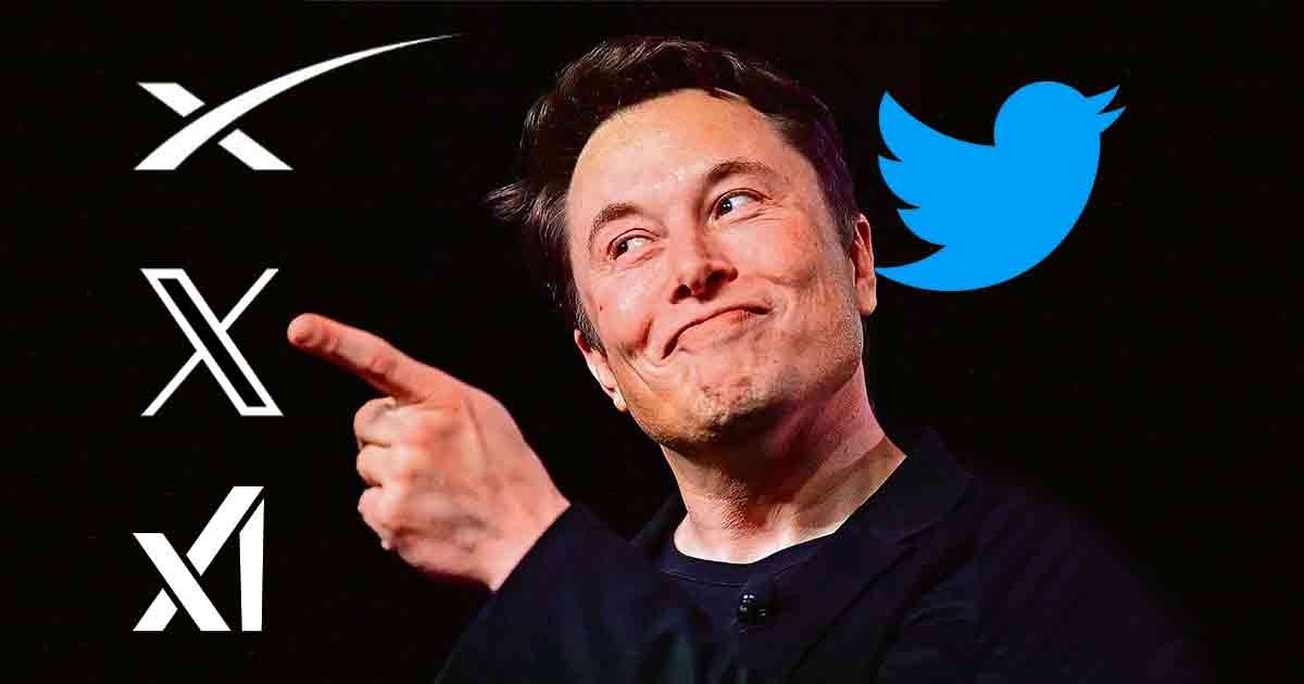 ¿Por qué el logo de Twitter ya no es el pajarito azul sino una x? lo explica el millonario Elon Musk