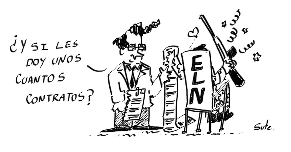 Caricatura: Se reinicia el diálogo eterno