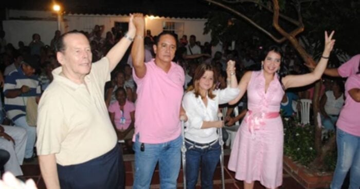 Aída Merlano, Roberto Gerlein, Elsa Noguera