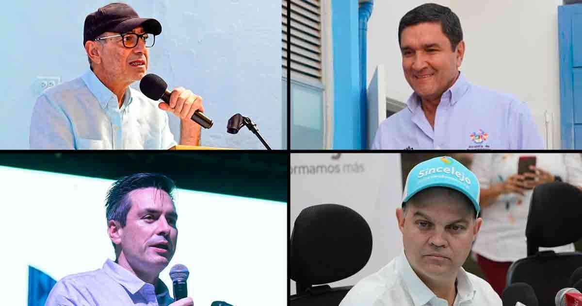Más de 40 candidatos buscan las Alcaldías de Cartagena, Bucaramanga, Montería y Sincelejo
