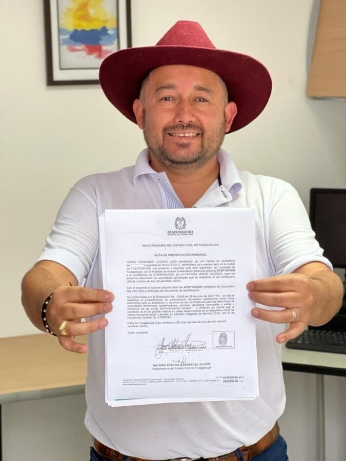  - Quién es el campesino posible gobernador de Cundinamarca