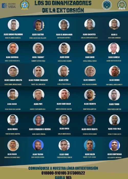 Extorsiones desde las cárceles Inpec