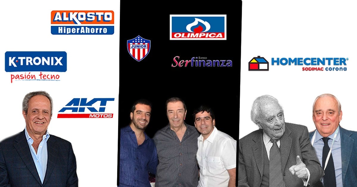 Las tres familias billonarias colombianas que más plata recibieron en el 2022