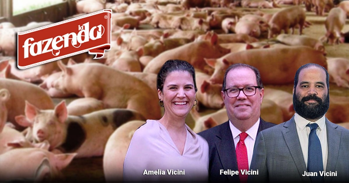 La familia dominicana que produce la mayor cantidad de cerdo que comen los colombianos