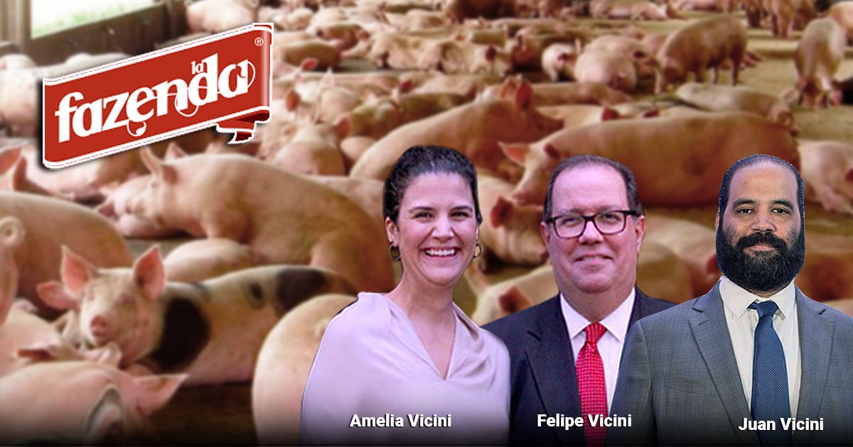 La familia dominicana que produce la mayor cantidad de cerdo que comen los colombianos