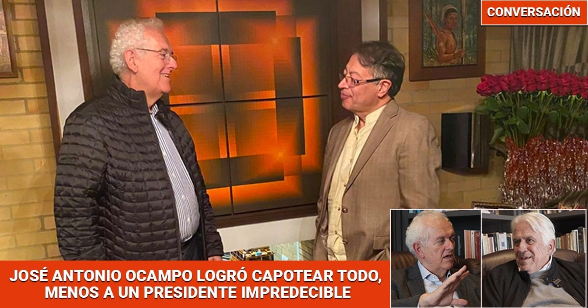 Preocupaciones y tranquilidades de José Antonio Ocampo frente al gobierno de Gustavo Petro
