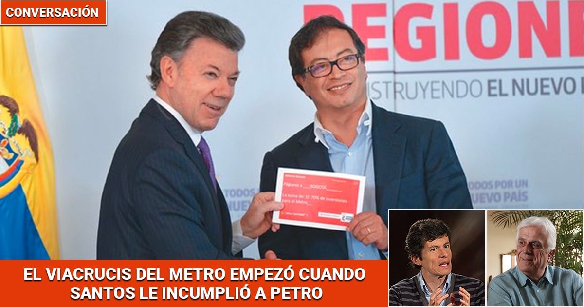 La mezquindad de Santos y Peñalosa que hundió el metro subterráneo de Petro