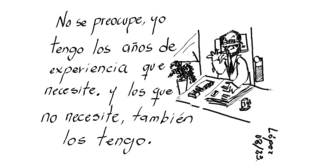 Caricatura: La nueva hoja de vida