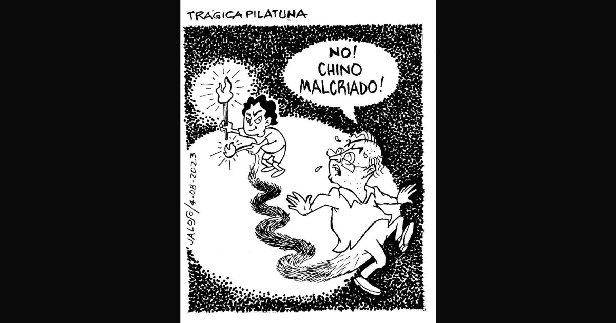 Caricatura: Trágica pilatuna
